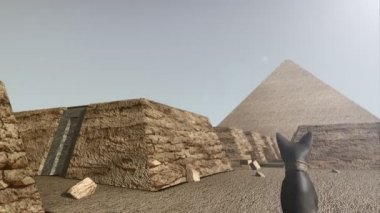 giza platform Mısır 3D animasyon
