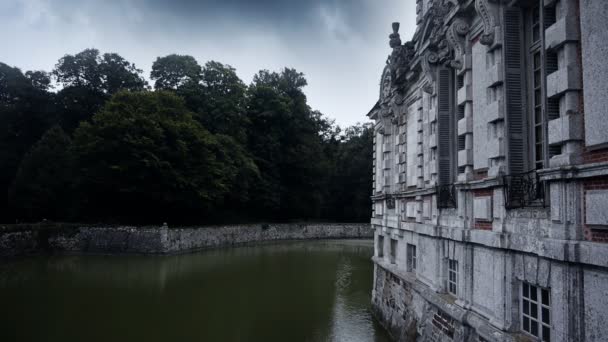 A Chateau de Beaumesnil Franciaországban — Stock videók