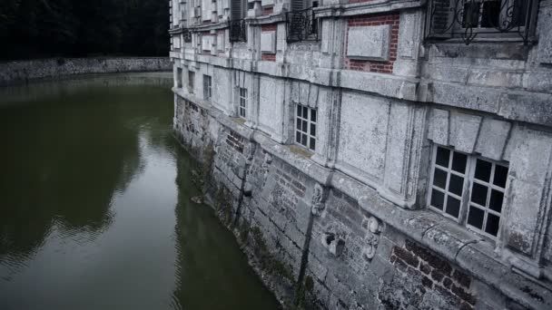 Chateau de Beaumesnil i Frankrike — Stockvideo