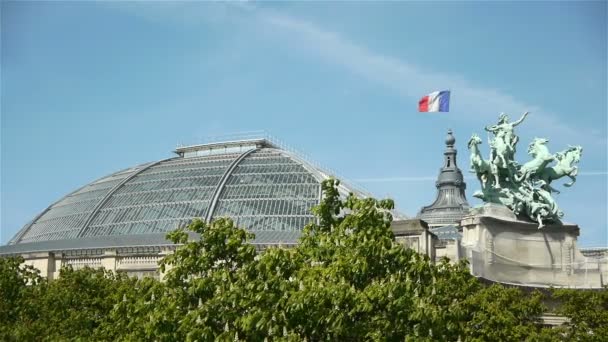 Grand Palais em Paris — Vídeo de Stock