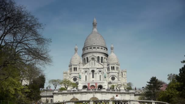 Katedra sacre coeur — Wideo stockowe
