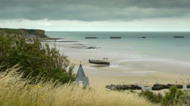 Arromanches D gün kumsalda