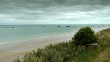 Arromanches D gün kumsalda
