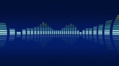 Animasyonlu elektronik müzik Vu metre, 4k