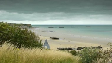 Arromanches D gün kumsalda