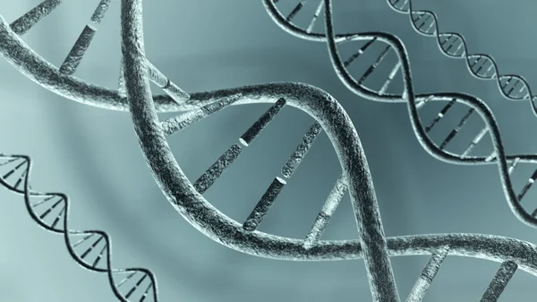Cordas de ADN, cadeias de códigos genéticos — Fotografia de Stock