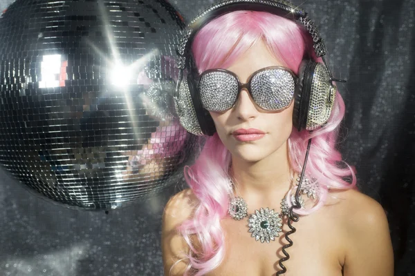 Pink beauty disco — Stock Photo, Image