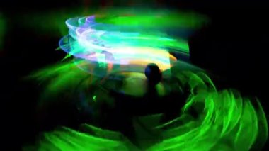 soyut ışık hareket desenleri