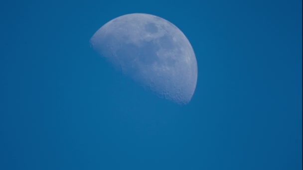 Een timerpase van de maan — Stockvideo