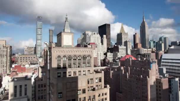 Skyline di New York veloce avanti e indietro — Video Stock