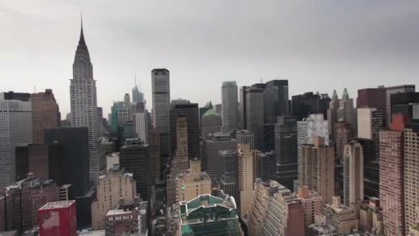 Nueva York skyline rápido hacia adelante y hacia atrás — Vídeos de Stock