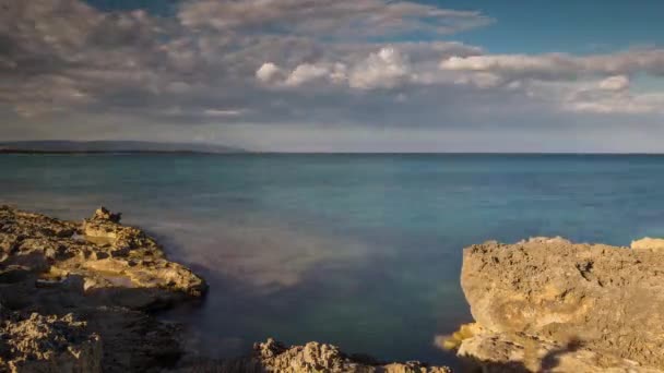 Timelapse delantero e inverso de sicily coast — Vídeos de Stock