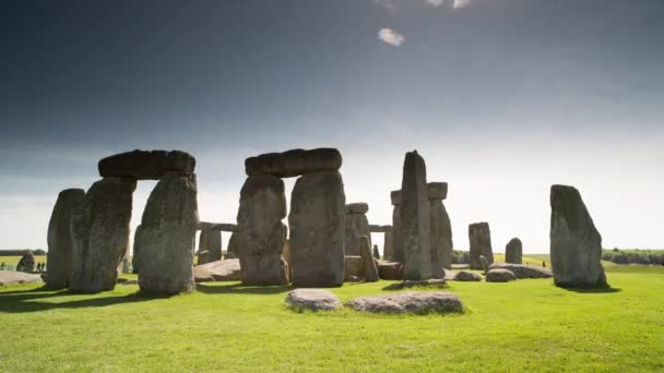 Stonehenge frente e reverter a timelapse — Vídeo de Stock