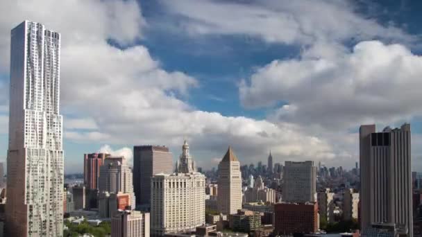 New York obzorem rychle vpřed a vzad — Stock video