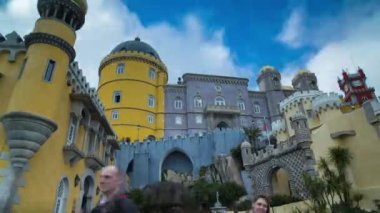 Portekiz 'deki Sintra Kalesi zaman döngüsü