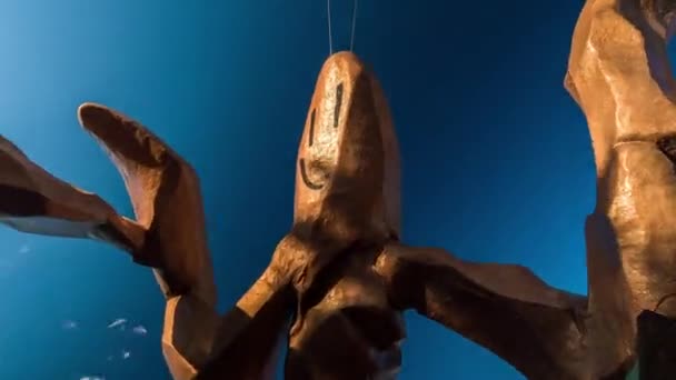 Escultura de lagosta, Barcelona — Vídeo de Stock