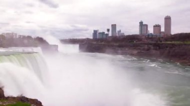 Niagara Şelalesi, New York, ABD 'nin zaman çizelgesi.