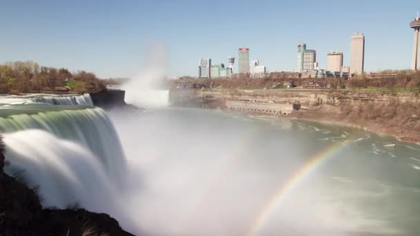 Imágenes de Timelapse de las Cataratas del Niágara, Nueva York, EE.UU. — Vídeos de Stock