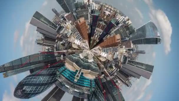 Сферические кадры из Лондона, Великобритания — стоковое видео