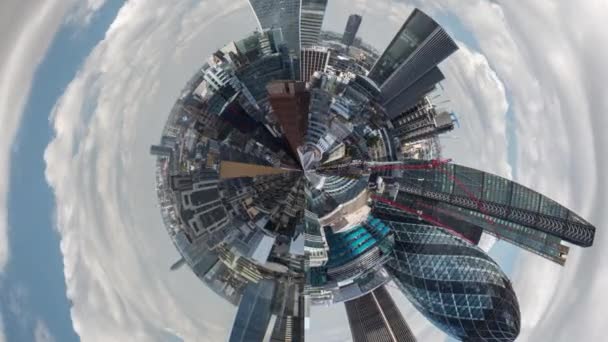 ロンドン、イギリスの球状映像 — ストック動画