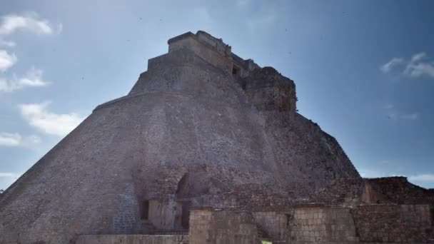 Γρήγορα παραθυράκι πλάνα του Uxmal, Μεξικό — Αρχείο Βίντεο