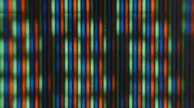 RGB ekran arızasının aşırı yakın çekimi