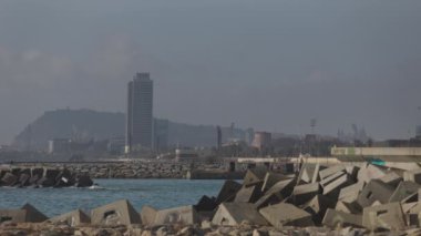 Barcelona 'nın El Forum, Barselona' dan görüntüsü