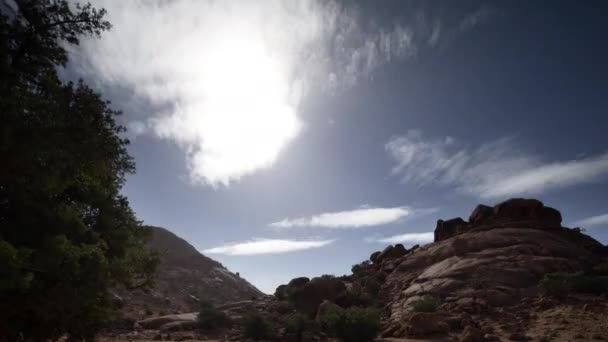 タフラウト岩層モロッコループ — ストック動画