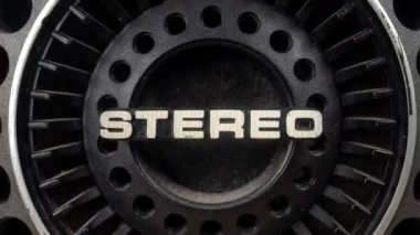Kelime stereo ile klasik ghettoblaster hoparlörü