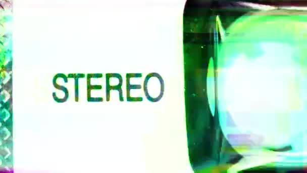 Une cassette avec le mot stéréo — Video