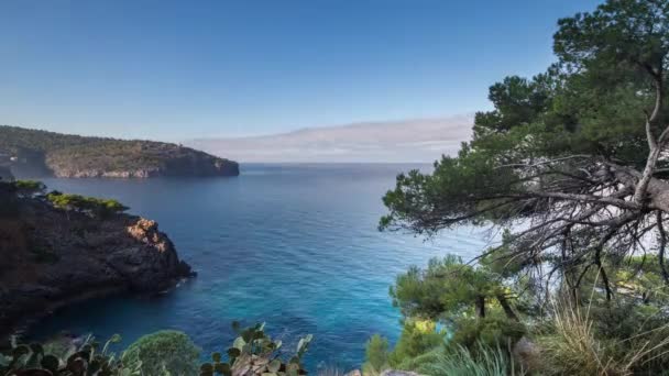 Loopbare video van de kust van Mallorca — Stockvideo