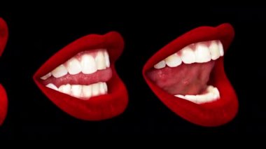 Kırmızı dudaklar siyaha dönüyor
