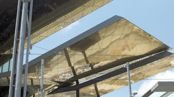 Barcelona encants telhado espelhado — Vídeo de Stock