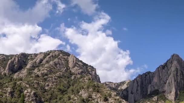 Montserrat Catalonia, Spanien — Stockvideo