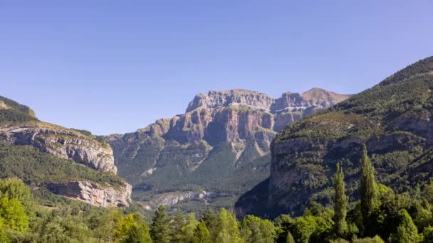 Timelapse of monte pedido mountains — Stock video