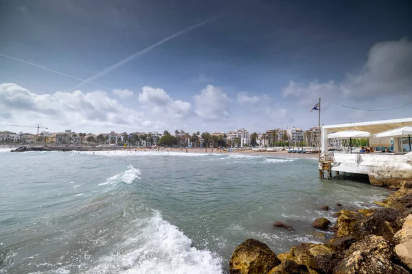 Vue des sitges, près de Barcelone, Espagne — Photo