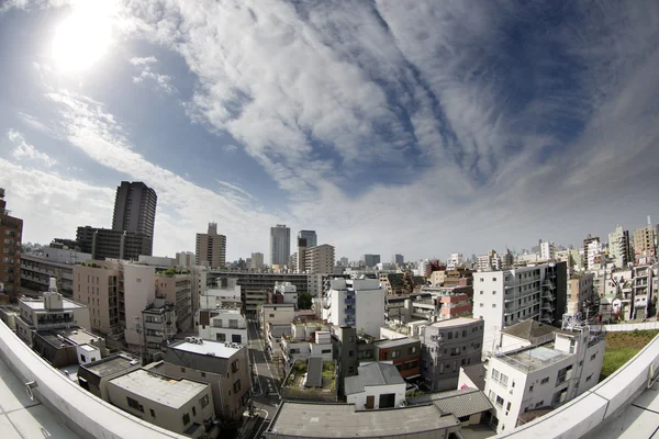 Skyline tokyo suburbano — Foto Stock