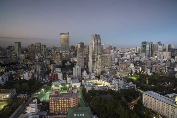 Incrível skyline tokyo — Fotografia de Stock