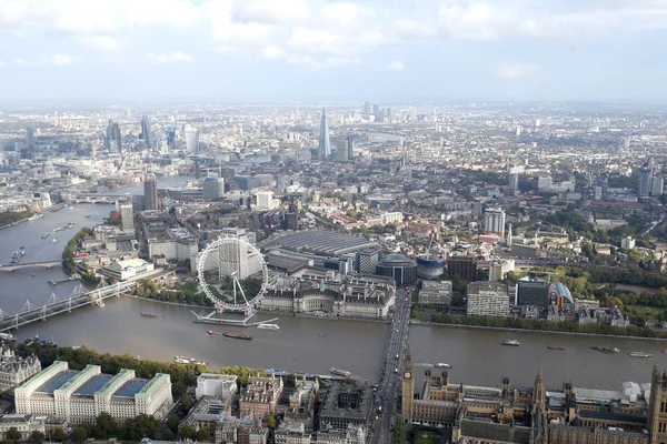 London city skyline widok z góry — Zdjęcie stockowe