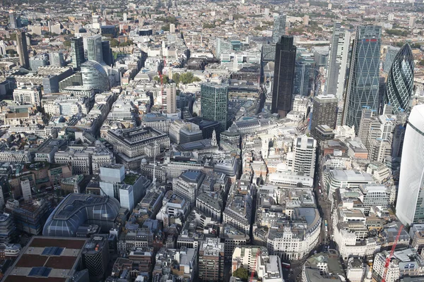 London city skyline view från ovan — Stockfoto