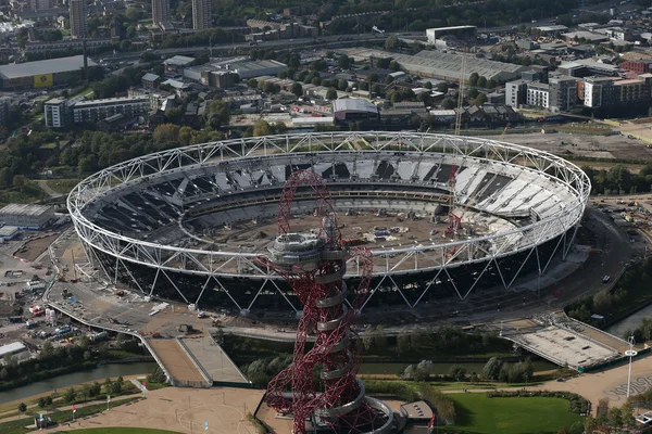 Tournage de Londres depuis un hélicoptère — Photo