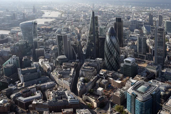 Londres vista do horizonte da cidade de cima — Fotografia de Stock