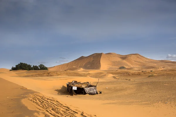 Dunas de areia Erg Chebbi — Fotografia de Stock