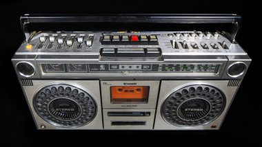 vintage ghettoblaster stereo