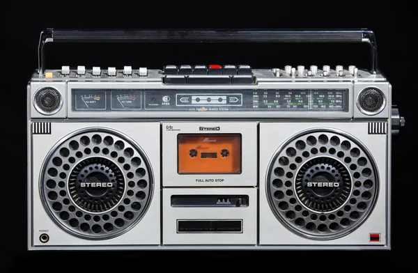 Vintage ghettoblaster stereo — Stockfoto