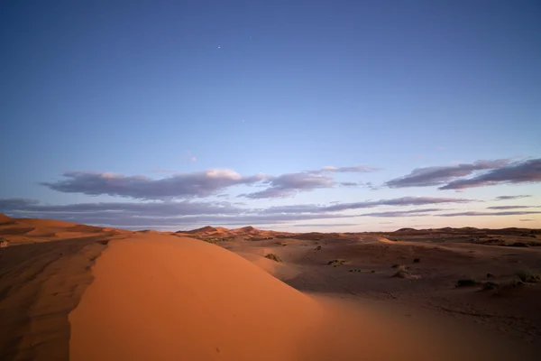 Dunas de areia Erg Chebbi — Fotografia de Stock