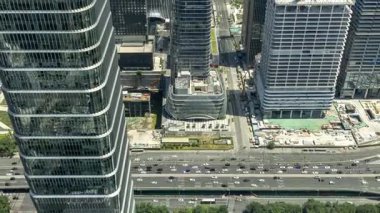 Pekin şehrinin zaman çizelgesi yüksek görüş açısına sahip.