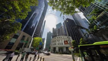 Singapur Merkez İş Bölgesi ufuk çizgisinin zaman çizelgesi