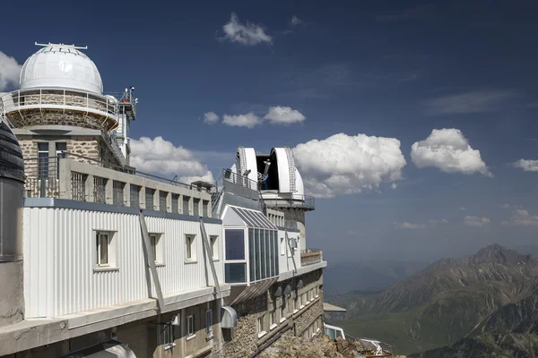 Pic du midi mountain peak observatory, pyrenees france — Stock Photo, Image