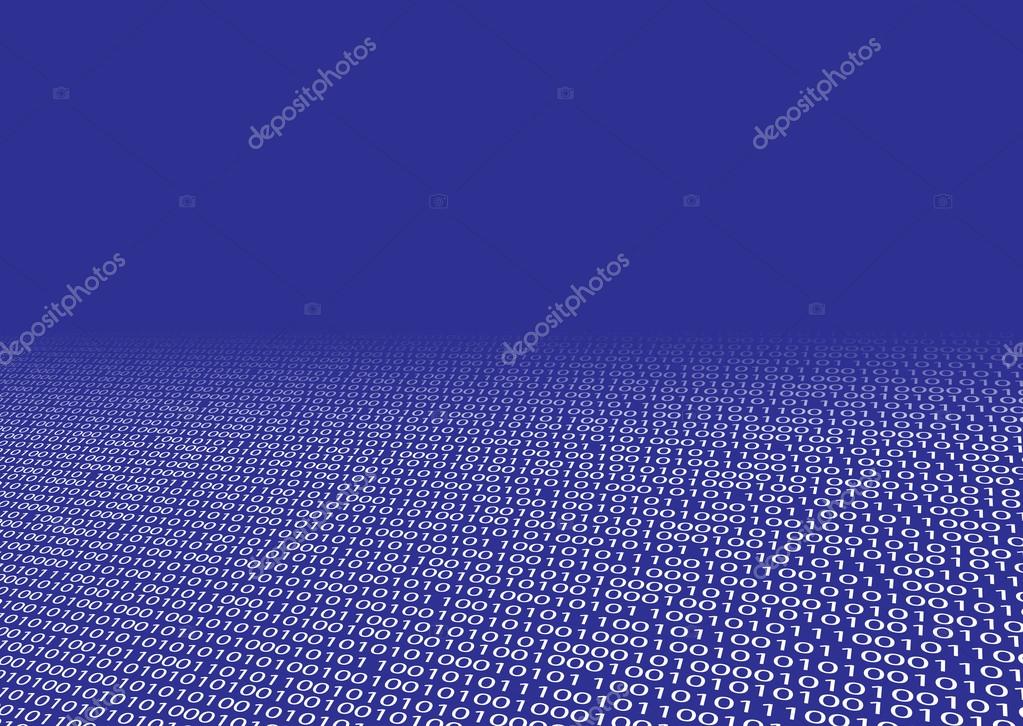 Binary computer data background with 1 and 0 — Stock Photo © jamesstar